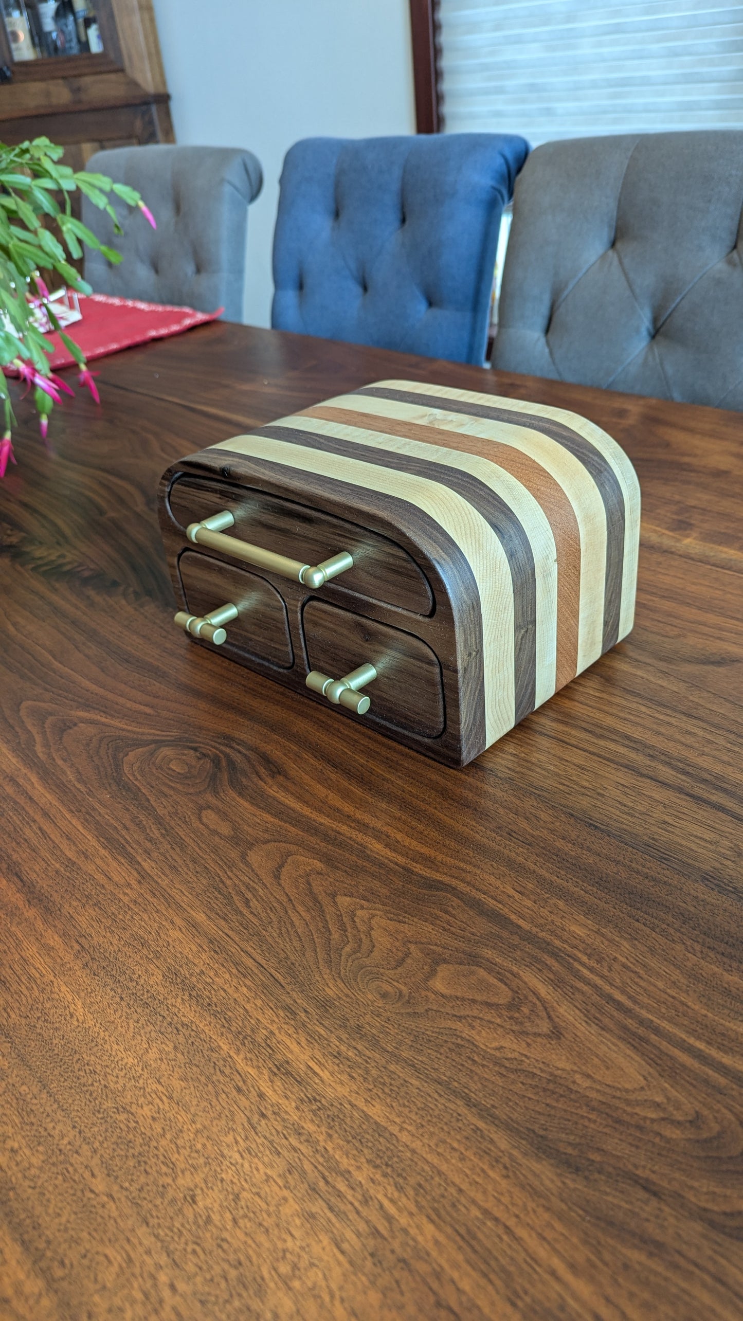 Bandsaw Box - Walnut, Maple, Cherry