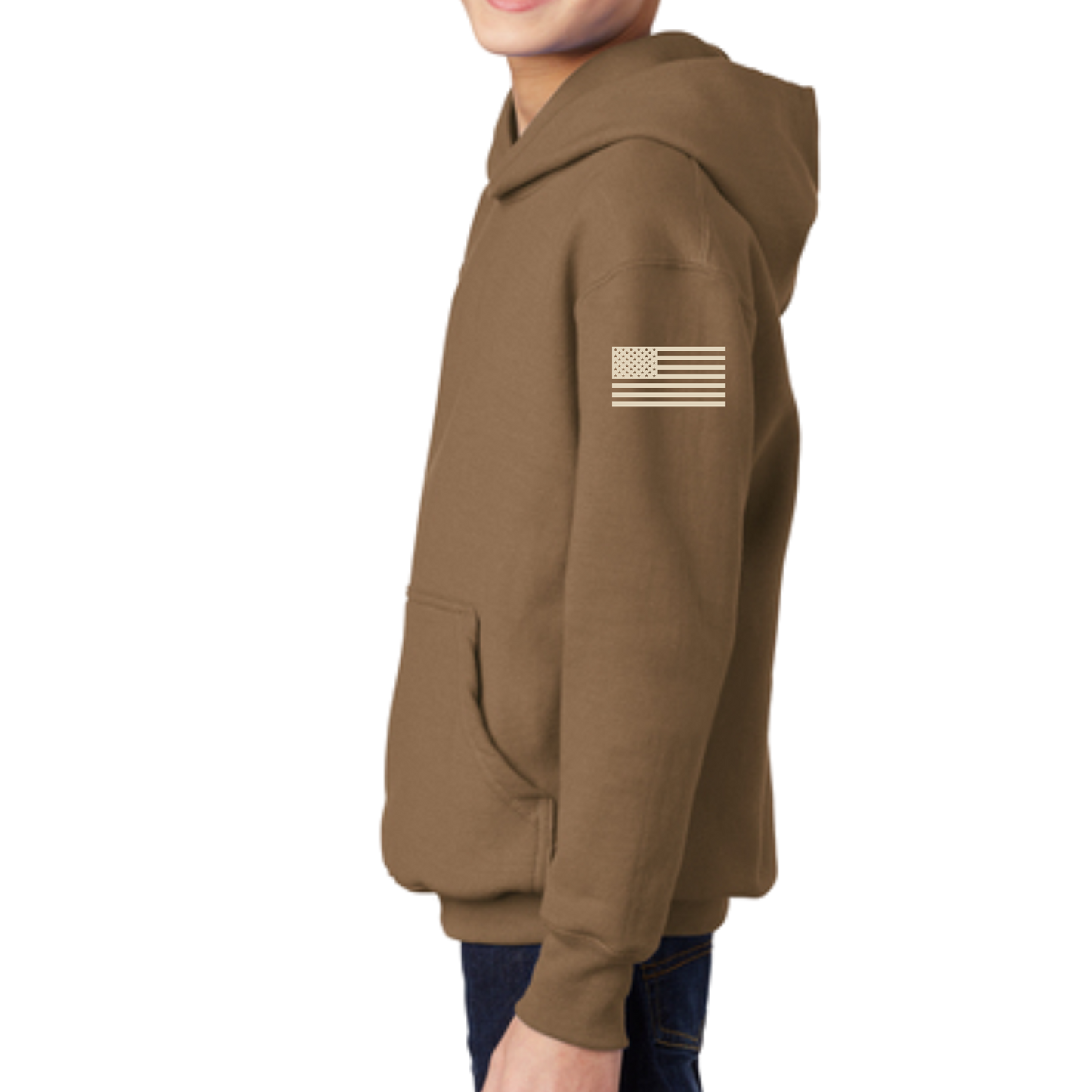 ‼️PRE-ORDER - Military Spuds Sweatshirts - Youth Port & Co® Core Fleece Hoodie