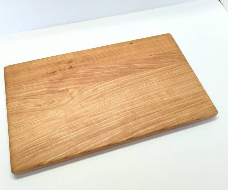 Laser Engraved Handmade Cherry Cutting Boards