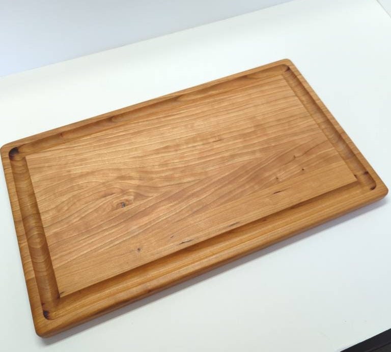 Laser Engraved Handmade Cherry Cutting Boards