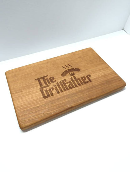 Laser Engraved Handmade Cherry Cutting Boards