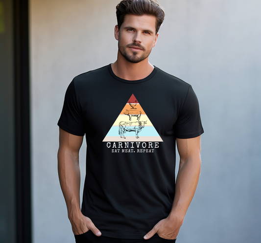 EAT MEAT. REPEAT – Carnivore T-Shirt