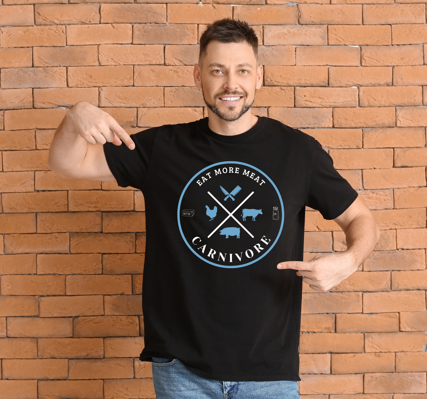 EAT MORE MEAT CARNIVORE - T-shirt