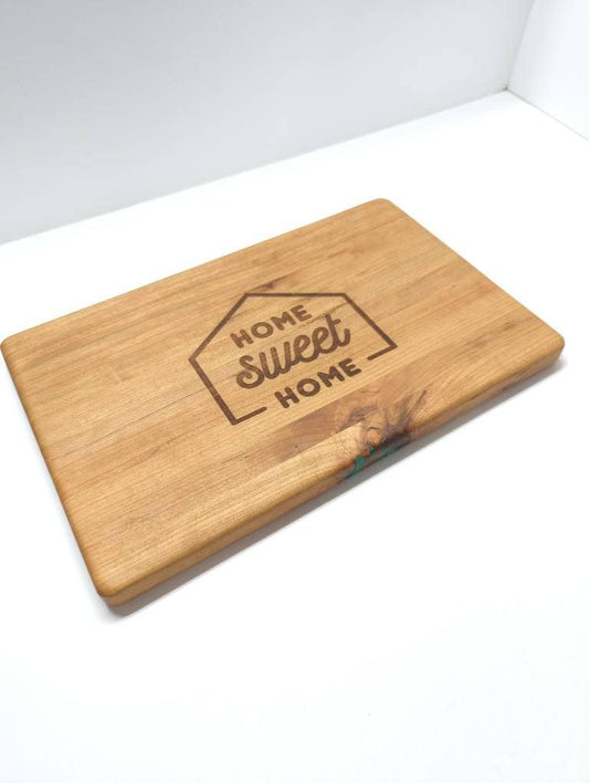 Laser Engraved Handmade Cherry Cutting Boards