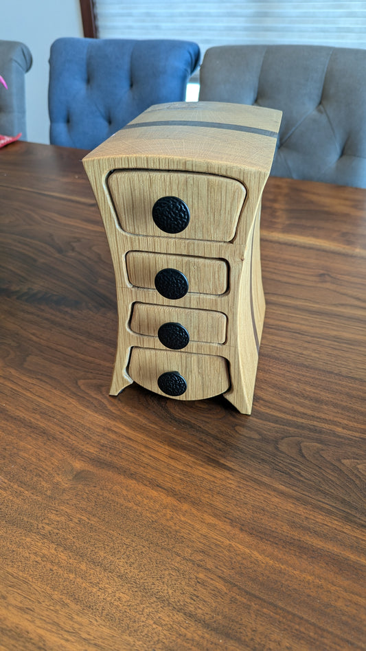 Bandsaw Box - White Oak, Walnut