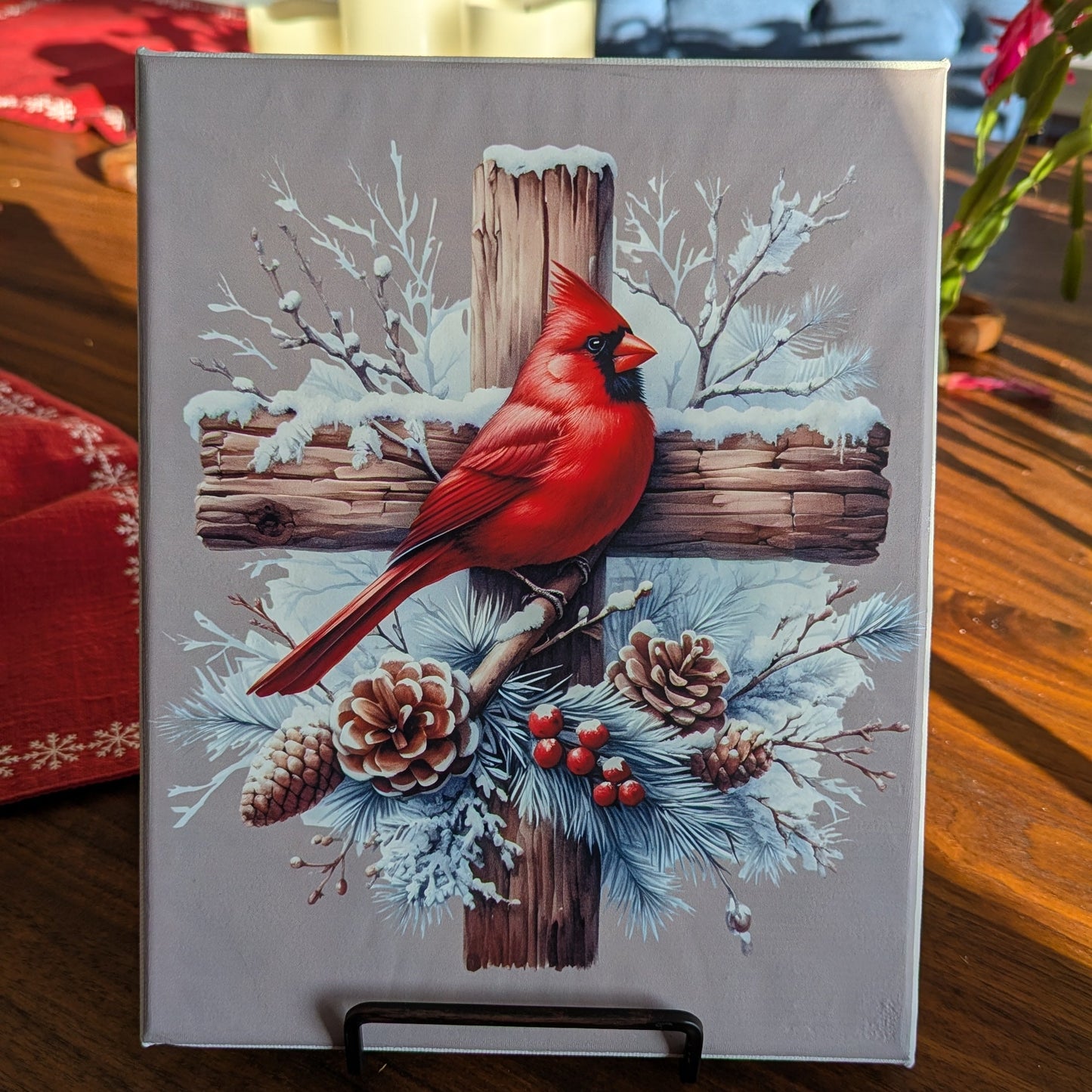 Winter Cardinal Canvas