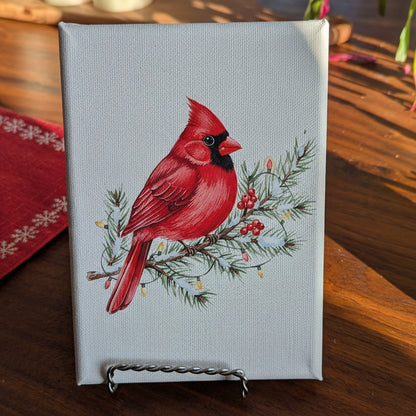 Winter Cardinal Canvas