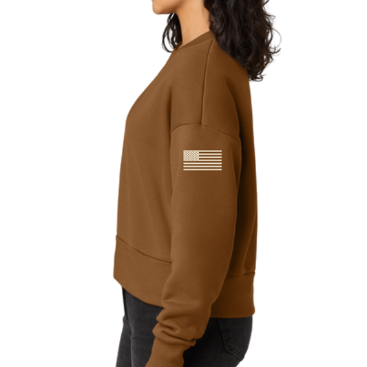 ‼️PRE-ORDER - Military Spuds Sweatshirts - Women’s Next Level® Heavyweight Sweatshirt