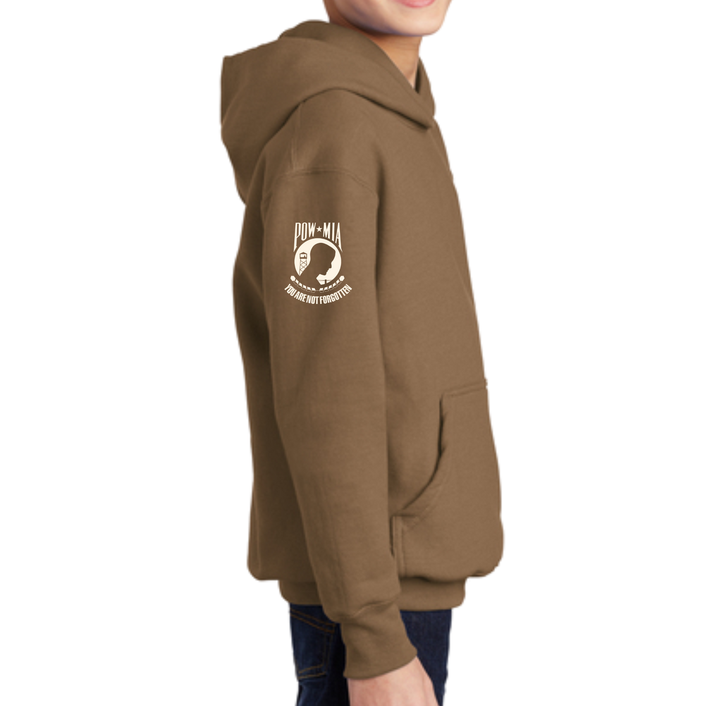 ‼️PRE-ORDER - Military Spuds Sweatshirts - Youth Port & Co® Core Fleece Hoodie