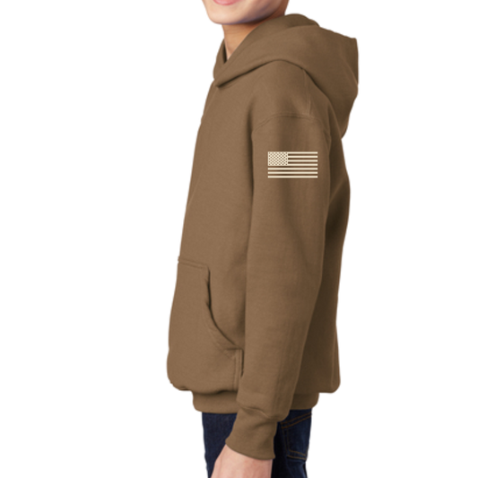 ‼️PRE-ORDER - Military Spuds Sweatshirts - Youth Port & Co® Core Fleece Hoodie