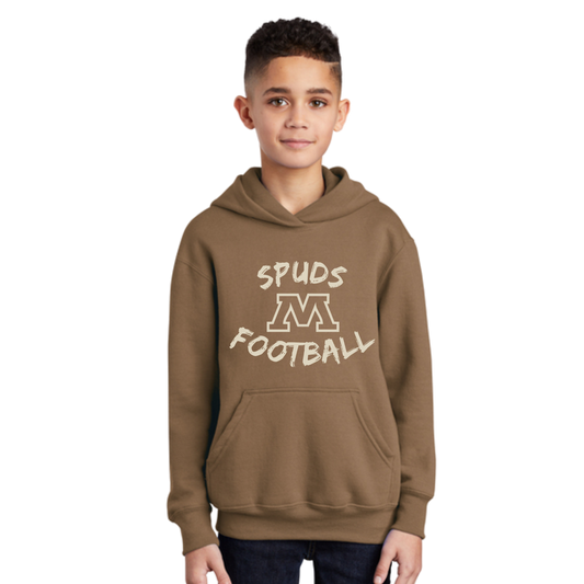 ‼️PRE-ORDER - Military Spuds Sweatshirts - Youth Port & Co® Core Fleece Hoodie